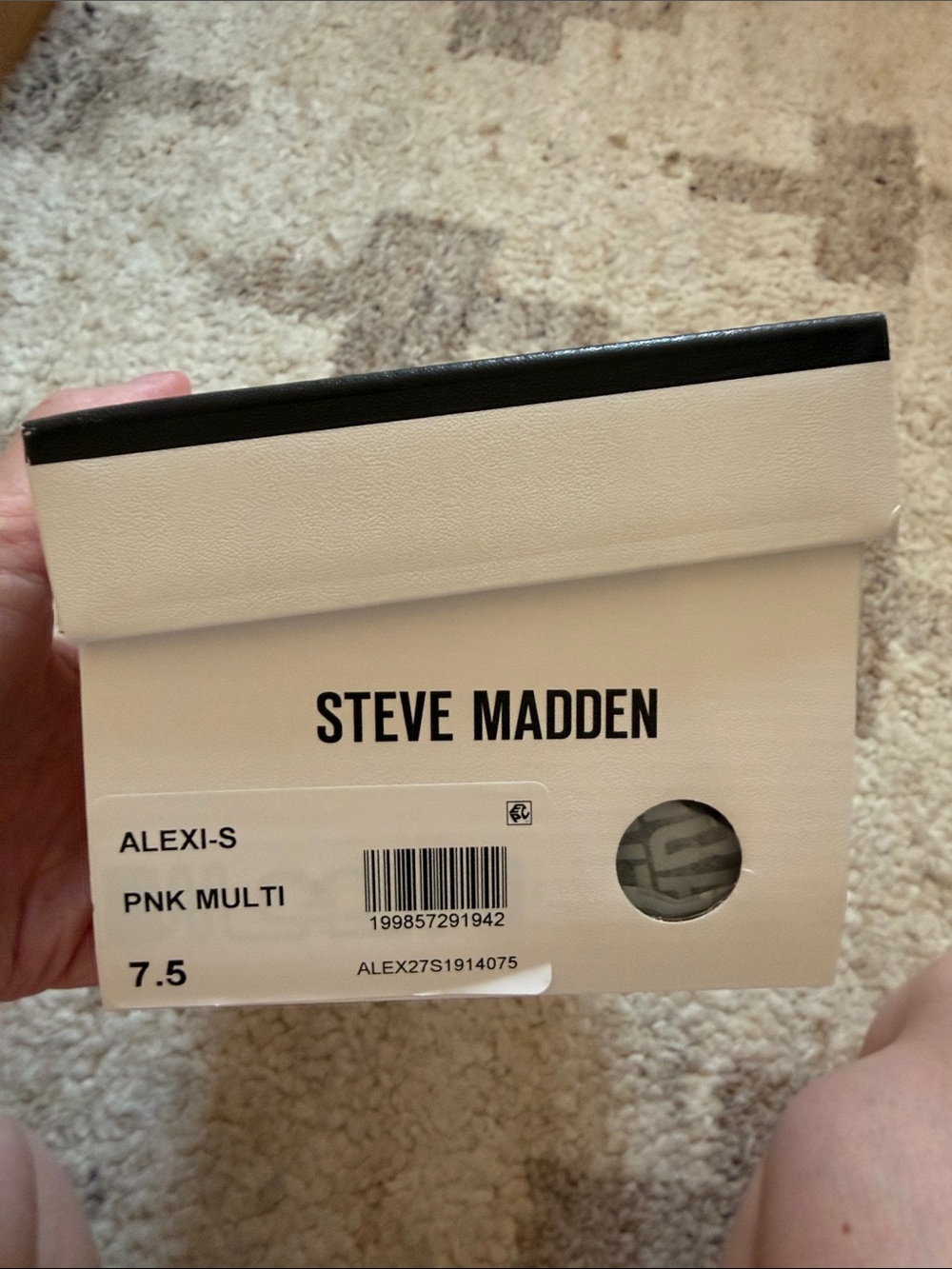 Steve Madden ALEXI PINK MULTI STUDS Shoe NIB Size 7.5